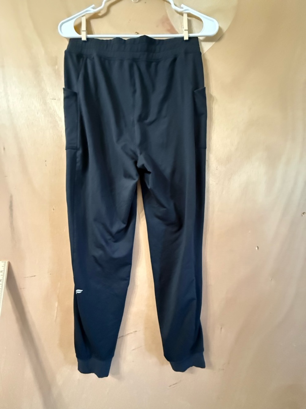 leggings Fabletics Black Joggers Elastic Waist Pocket Athletic Pants
